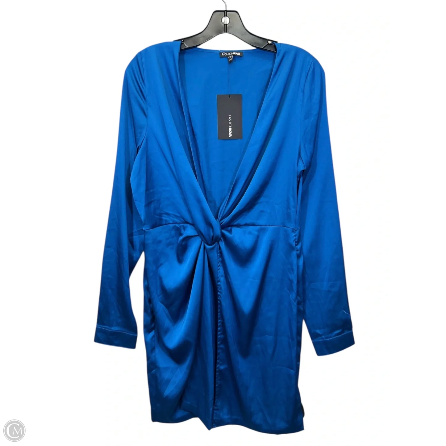 Dress Party Short By Fashion Nova In Blue, Size: L