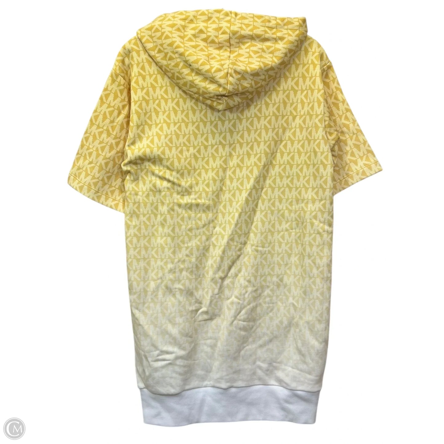 Dress Casual Midi By Michael By Michael Kors In Yellow, Size: Xs