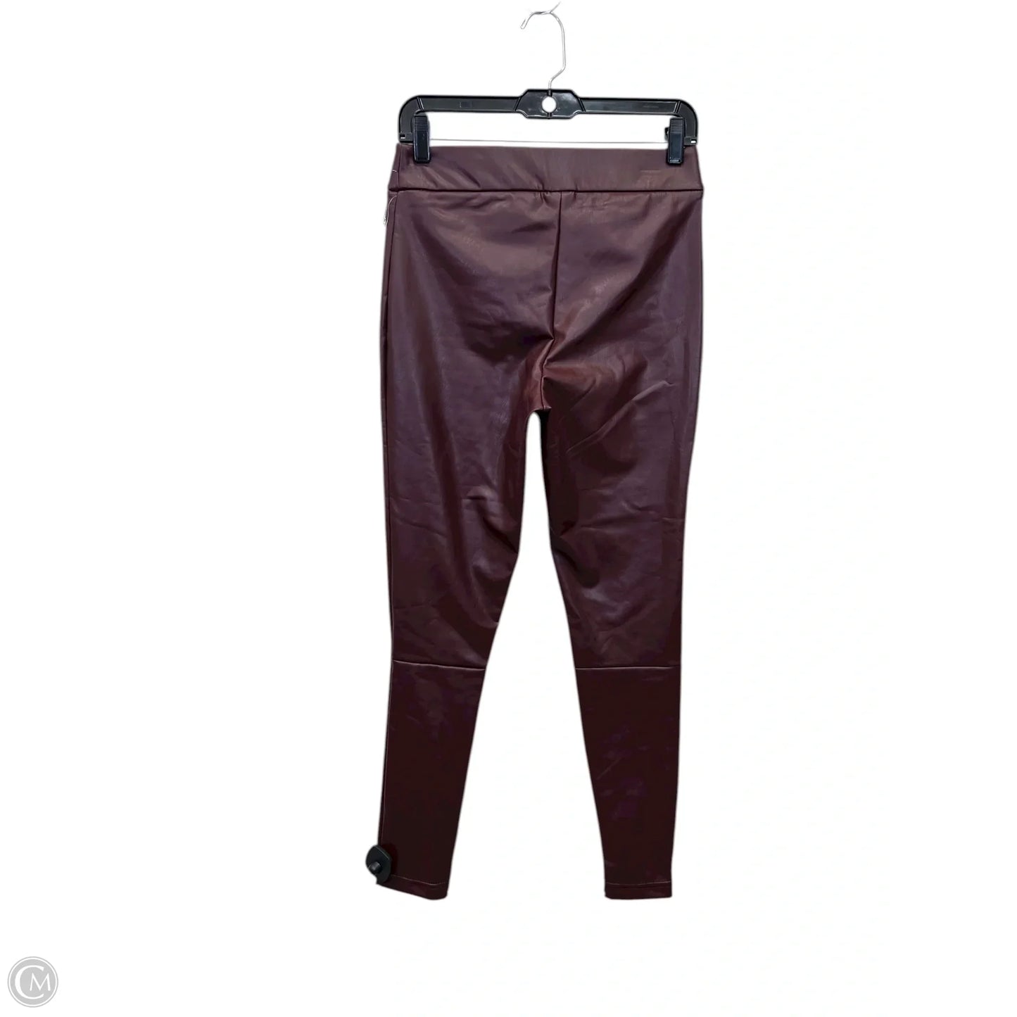 Pants Leggings By A New Day In Maroon, Size: M