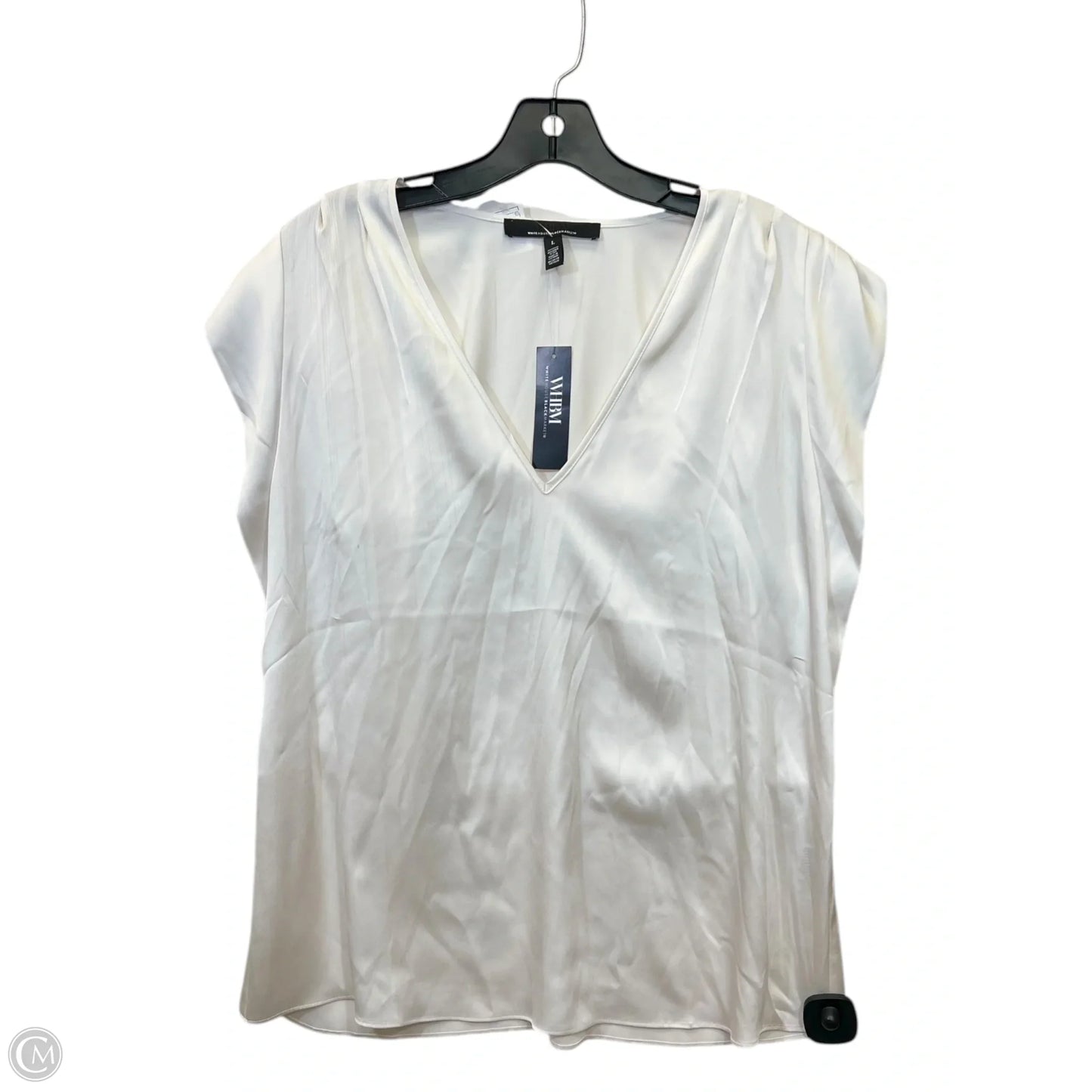 Top Sleeveless By White House Black Market In White, Size: L