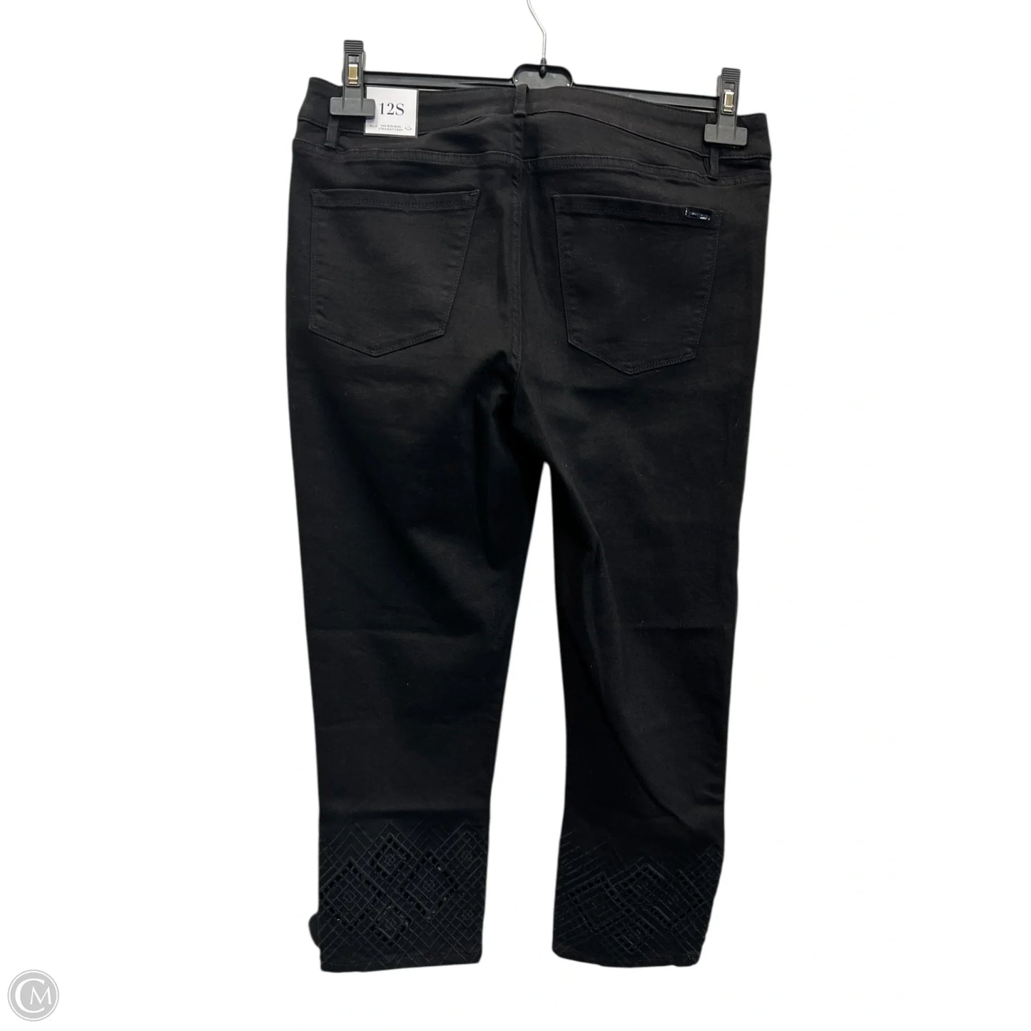 Jeans Straight By White House Black Market In Black Denim, Size: 12