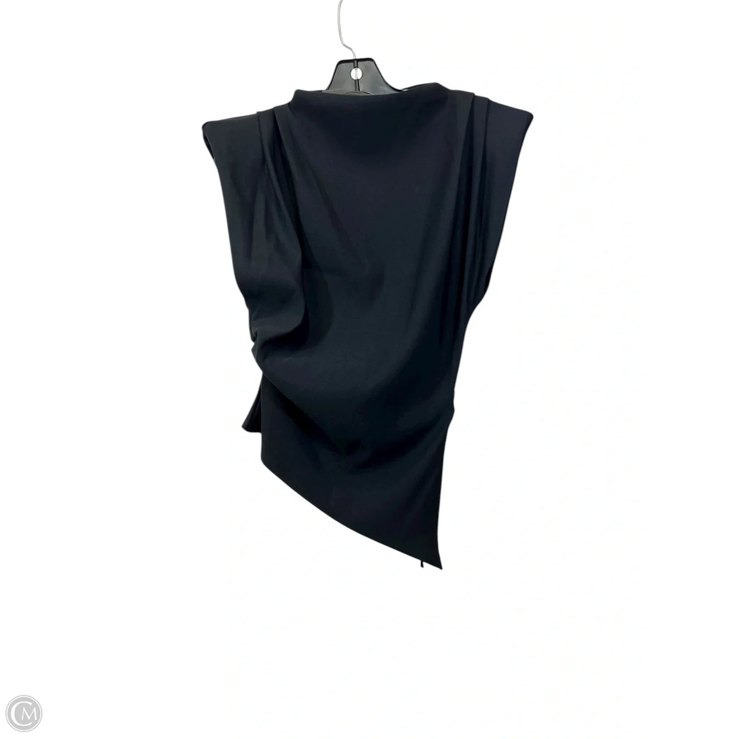 Top Short Sleeve By Zara In Black, Size: L