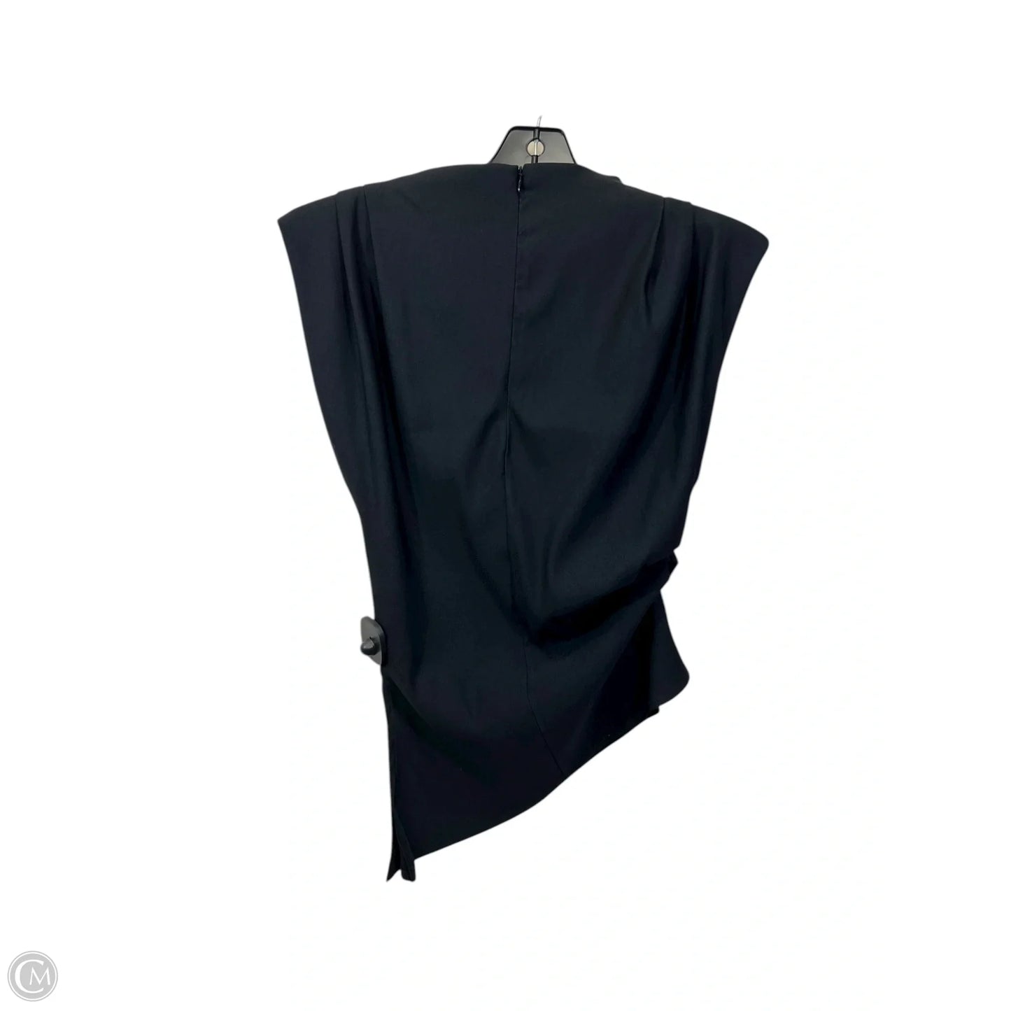 Top Short Sleeve By Zara In Black, Size: L