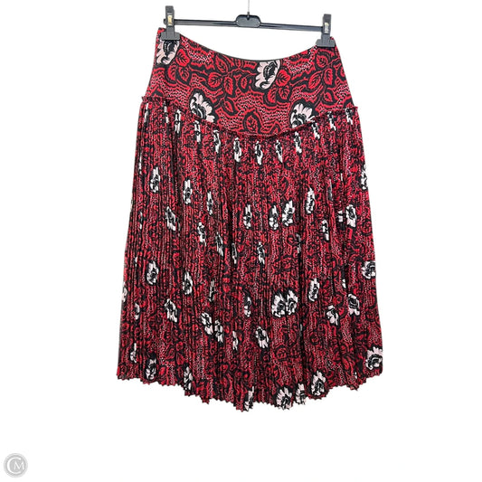 Skirt Designer By Ted Baker In Black & Red, Size: 10