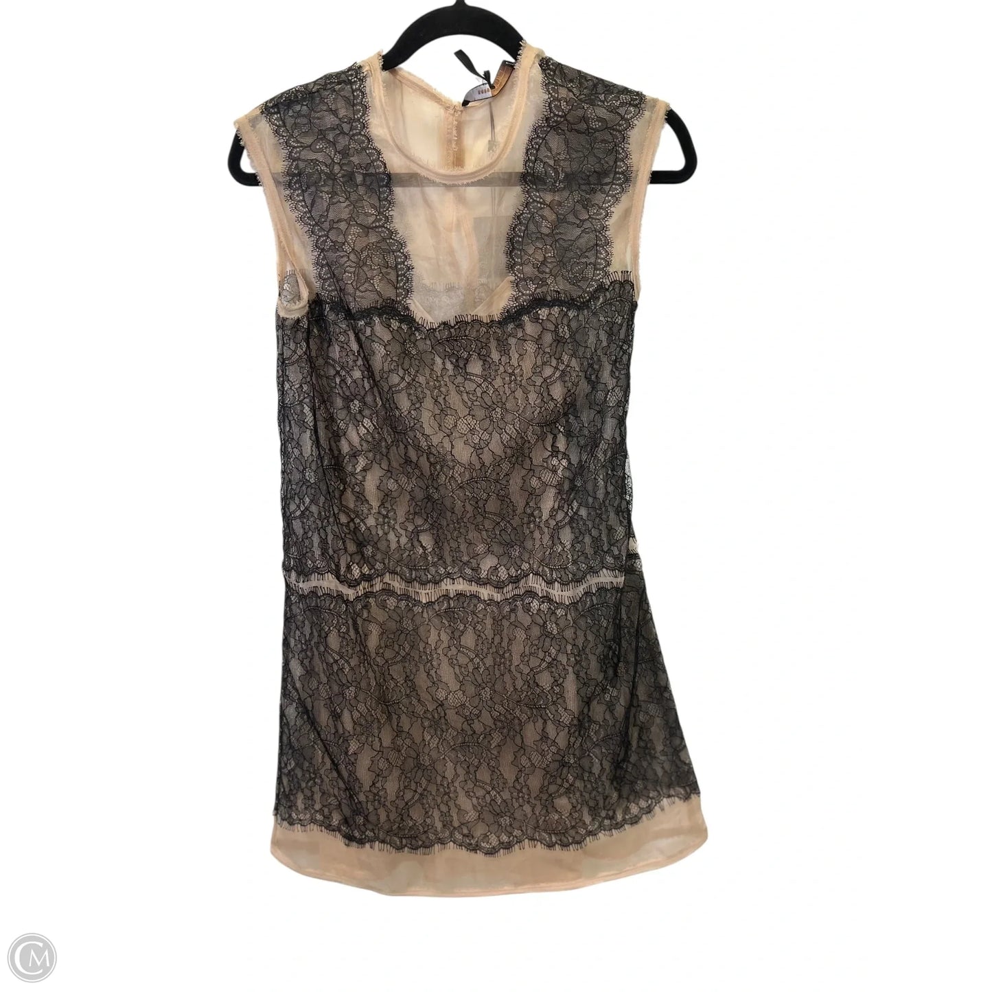 Dress Designer By Bcbgmaxazria In Black & Brown, Size: Xxs