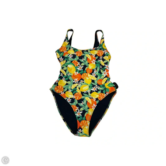 Swimsuit By Old Navy In Orange & Yellow, Size: L
