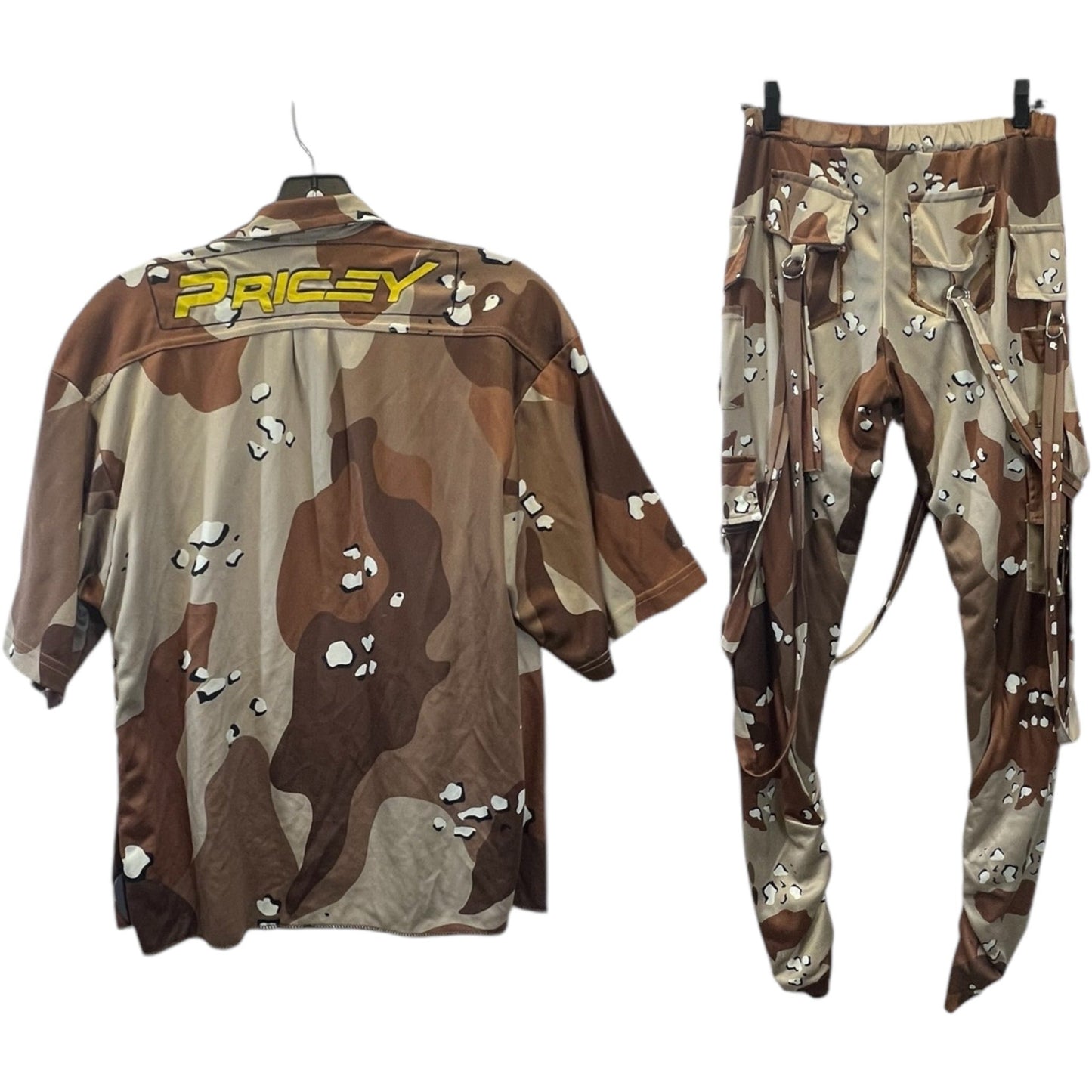 Pants Set 2pc By Front Page Design In Camouflage Print, Size: M