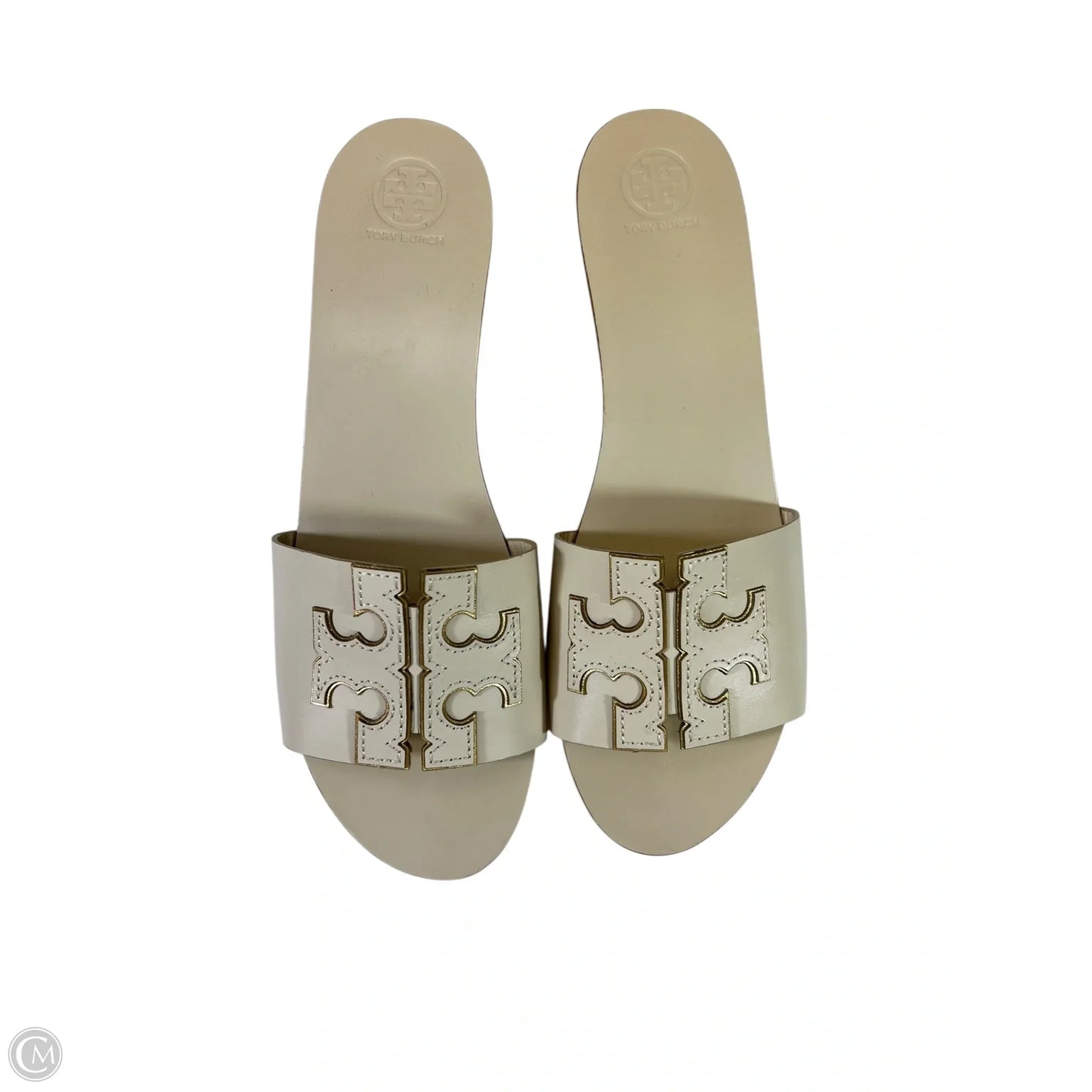 Sandals Designer By Tory Burch In Beige, Size: 9.5