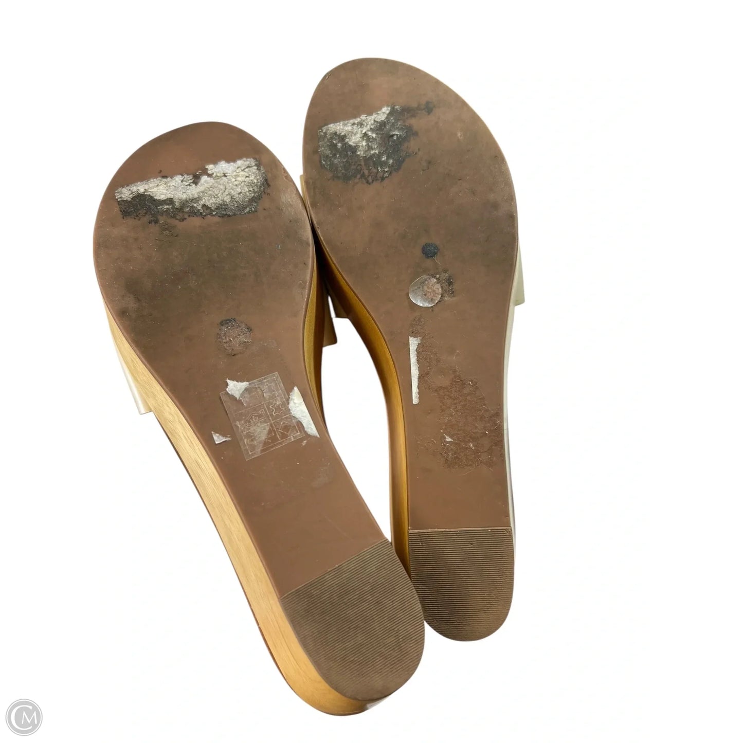 Sandals Designer By Tory Burch In Beige, Size: 9.5