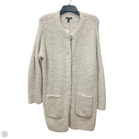 Coat Faux Fur & Sherpa By Eileen Fisher In Cream, Size: L