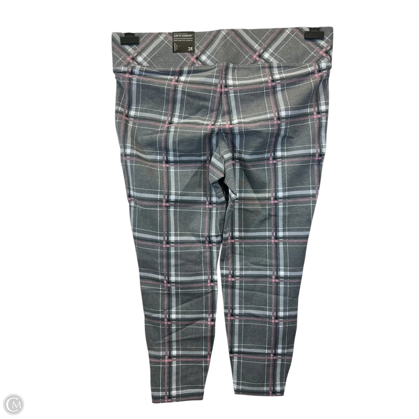 Pants Leggings By Torrid In Grey & Pink, Size: 2x