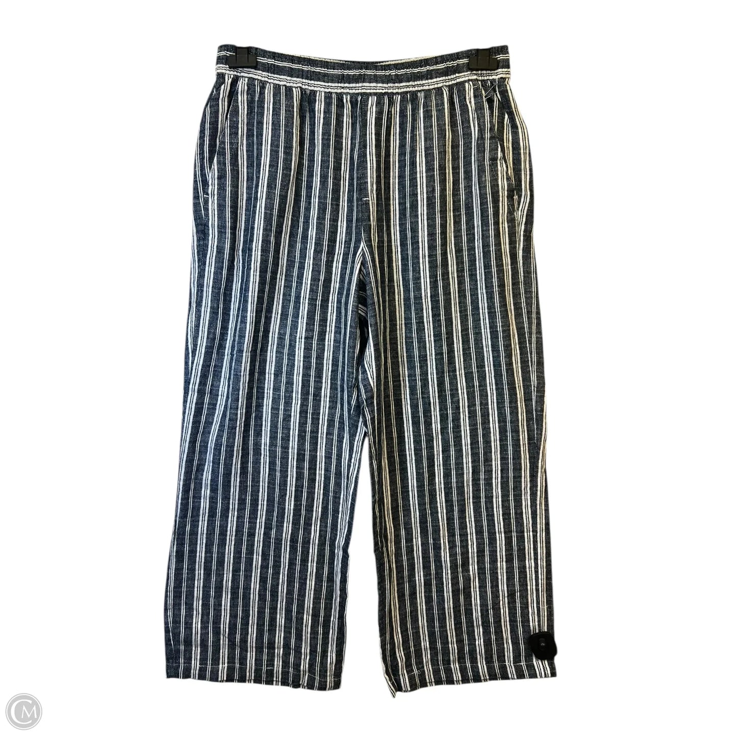 Pants Wide Leg By Old Navy In Blue & White, Size: 12
