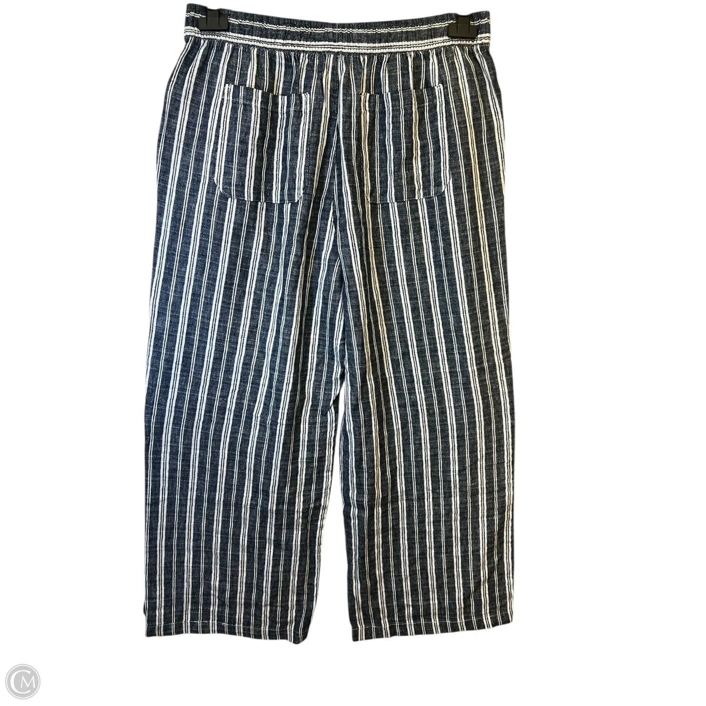 Pants Wide Leg By Old Navy In Blue & White, Size: 12