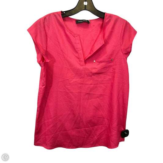 Top Short Sleeve By Ivanka Trump In Pink, Size: S
