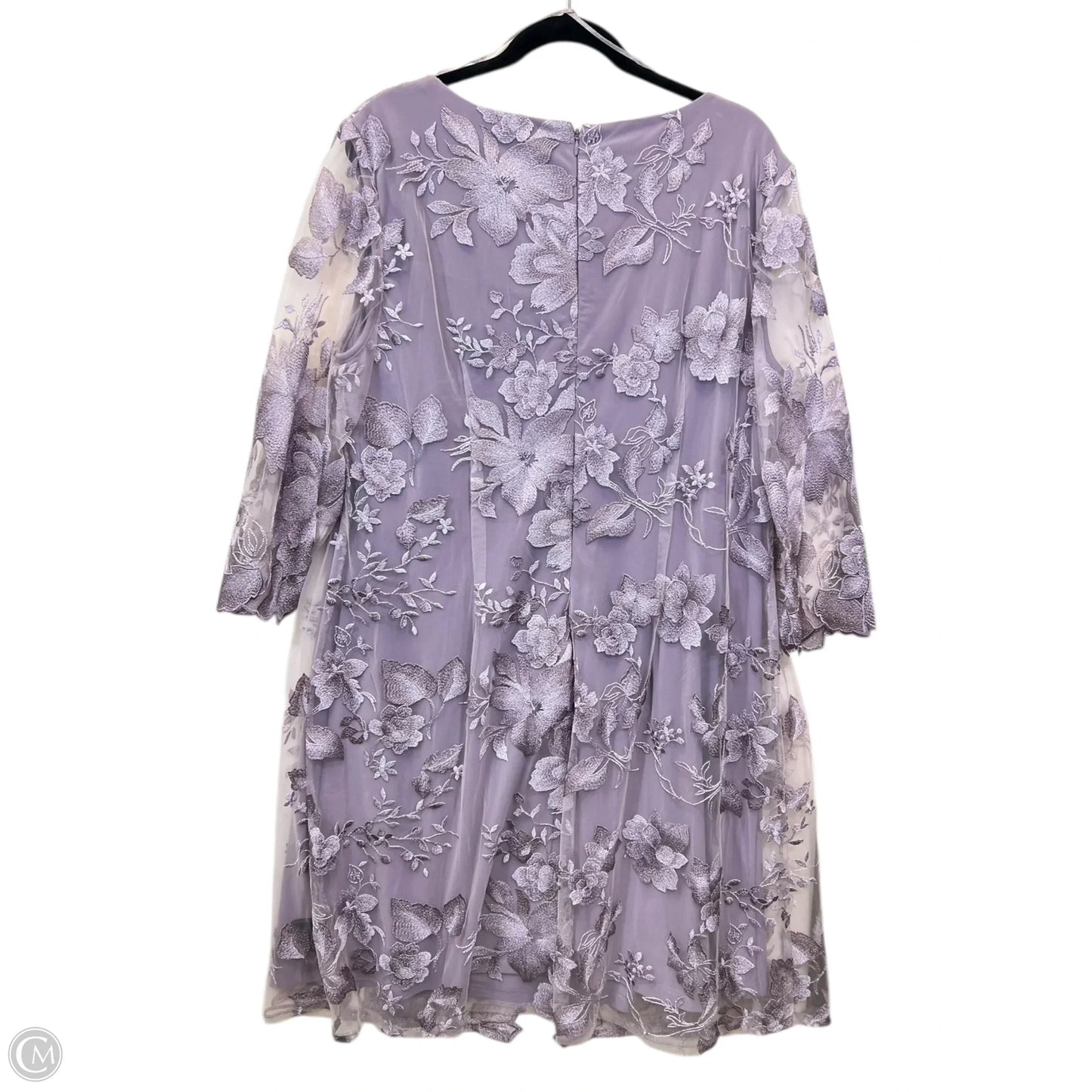 Dress Designer By Alex Evenings In Purple, Size: 2x