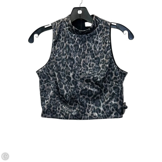 Top Sleeveless By Michael By Michael Kors In Animal Print, Size: Xs