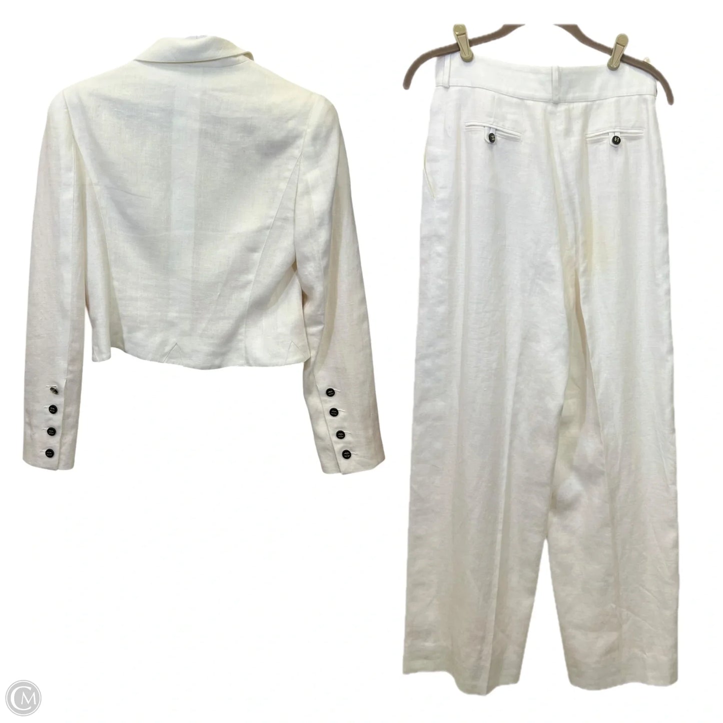 Pants Suit 2pc By Chanel In Black & White