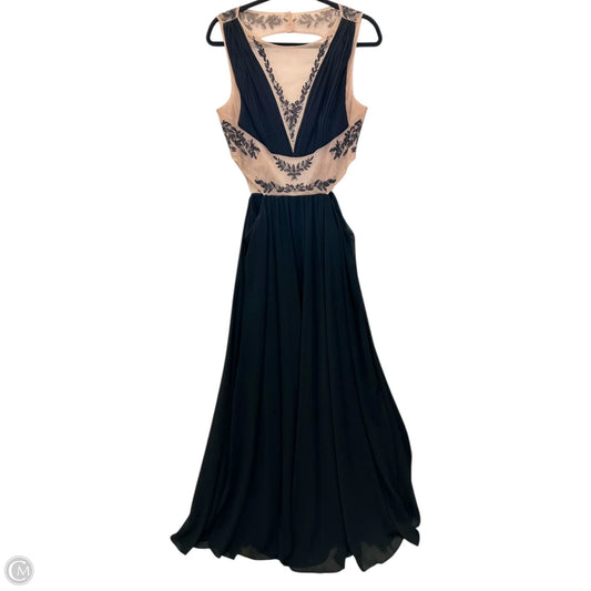 Dress Designer By Bcbgmaxazria In Black & Tan, Size: M