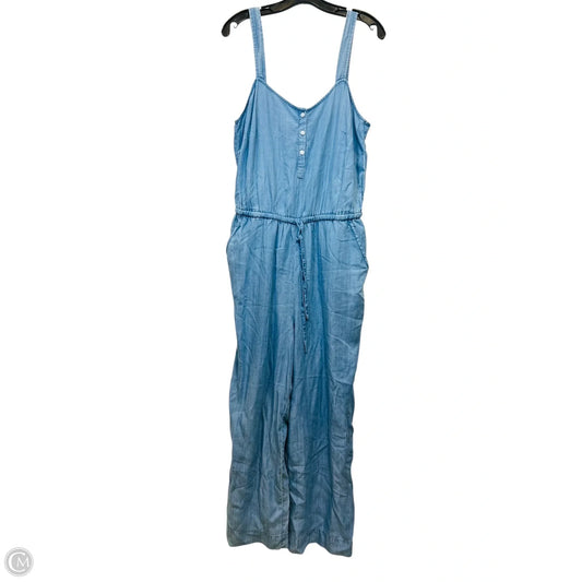Jumpsuit By Loft In Blue Denim, Size: M