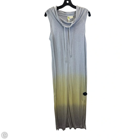 Dress Casual Maxi By Halcyon In Green & Grey, Size: M