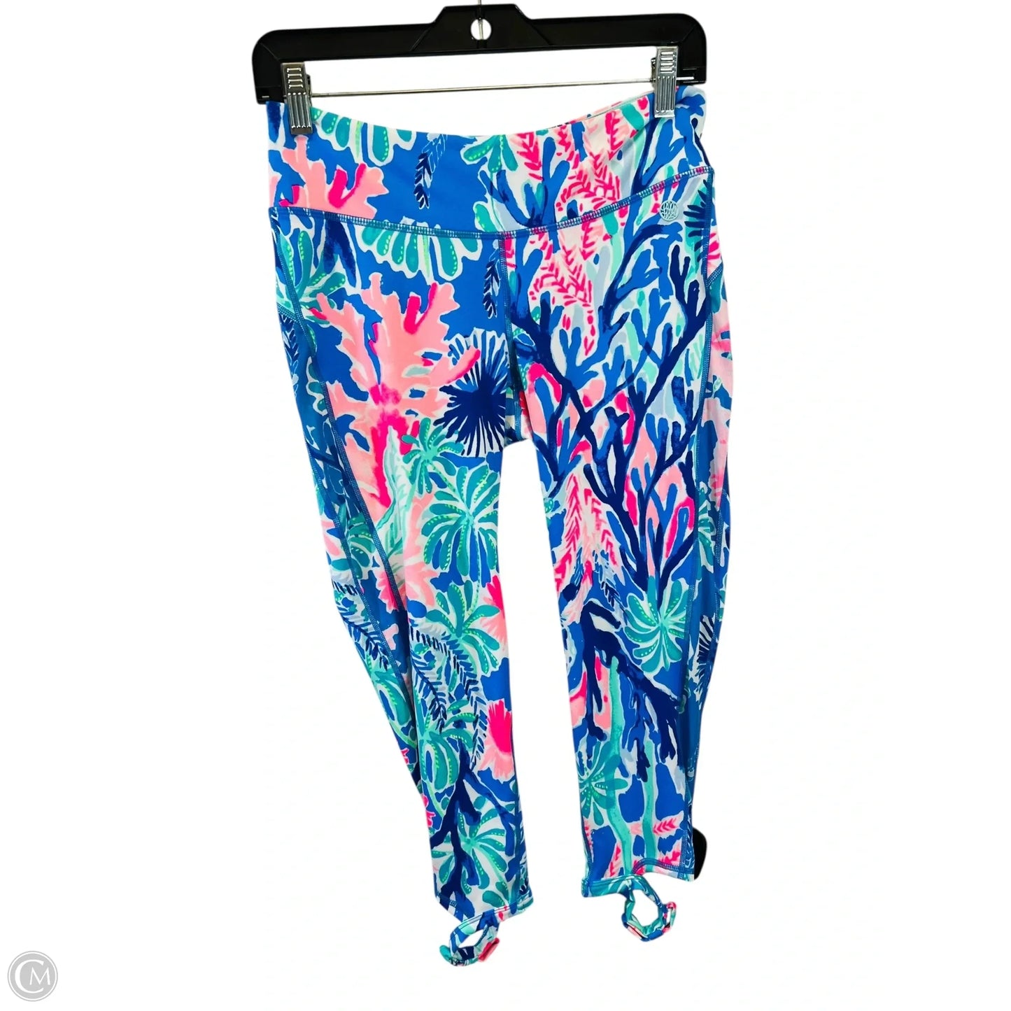 Athletic Capris By Lilly Pulitzer In Blue & Pink, Size: M