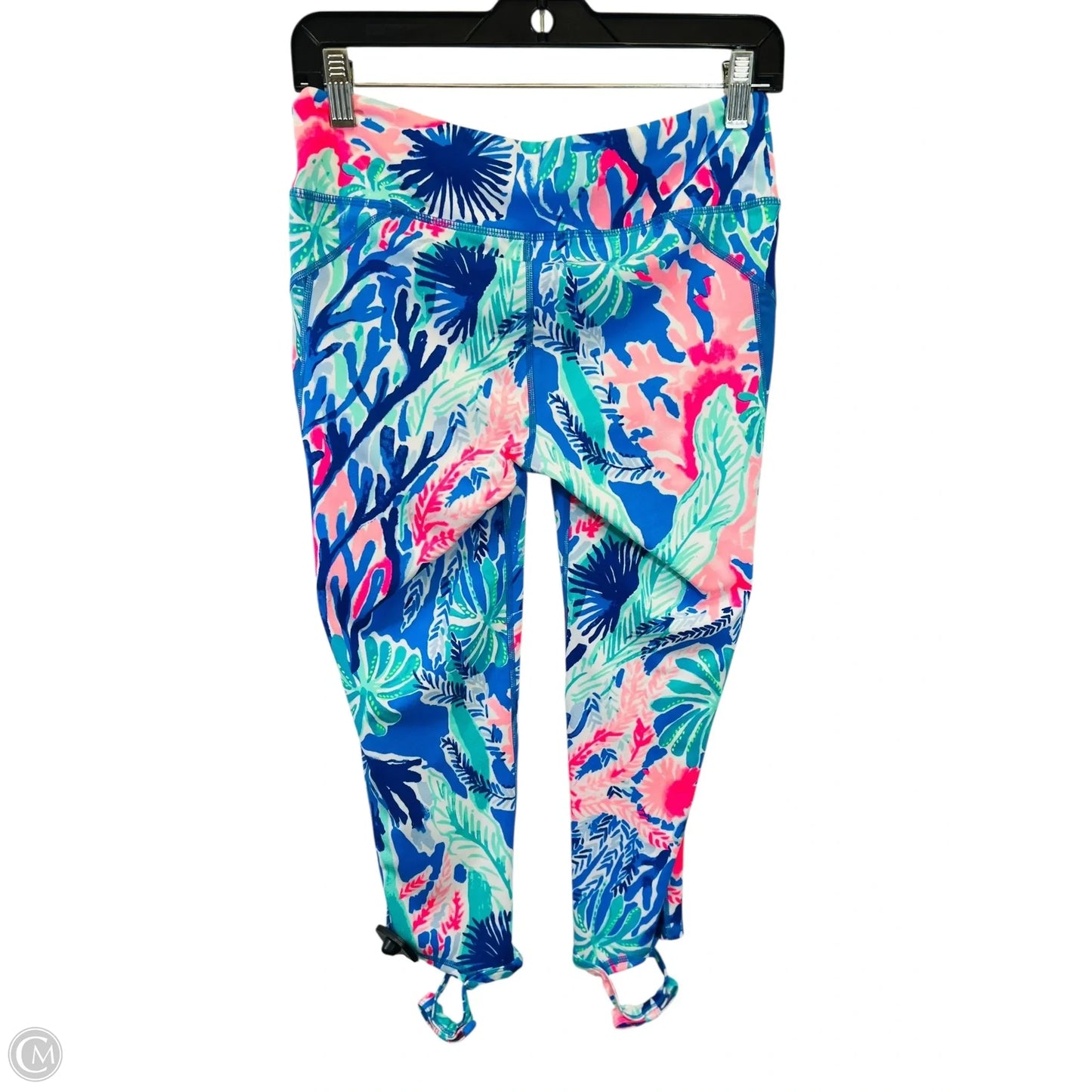 Athletic Capris By Lilly Pulitzer In Blue & Pink, Size: M