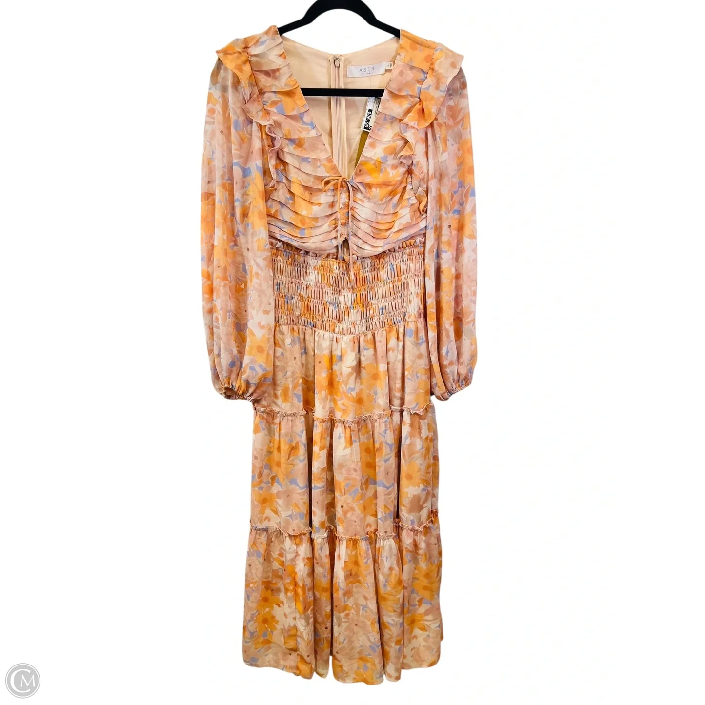 Dress Designer By Astr The Label In Orange, Size: S