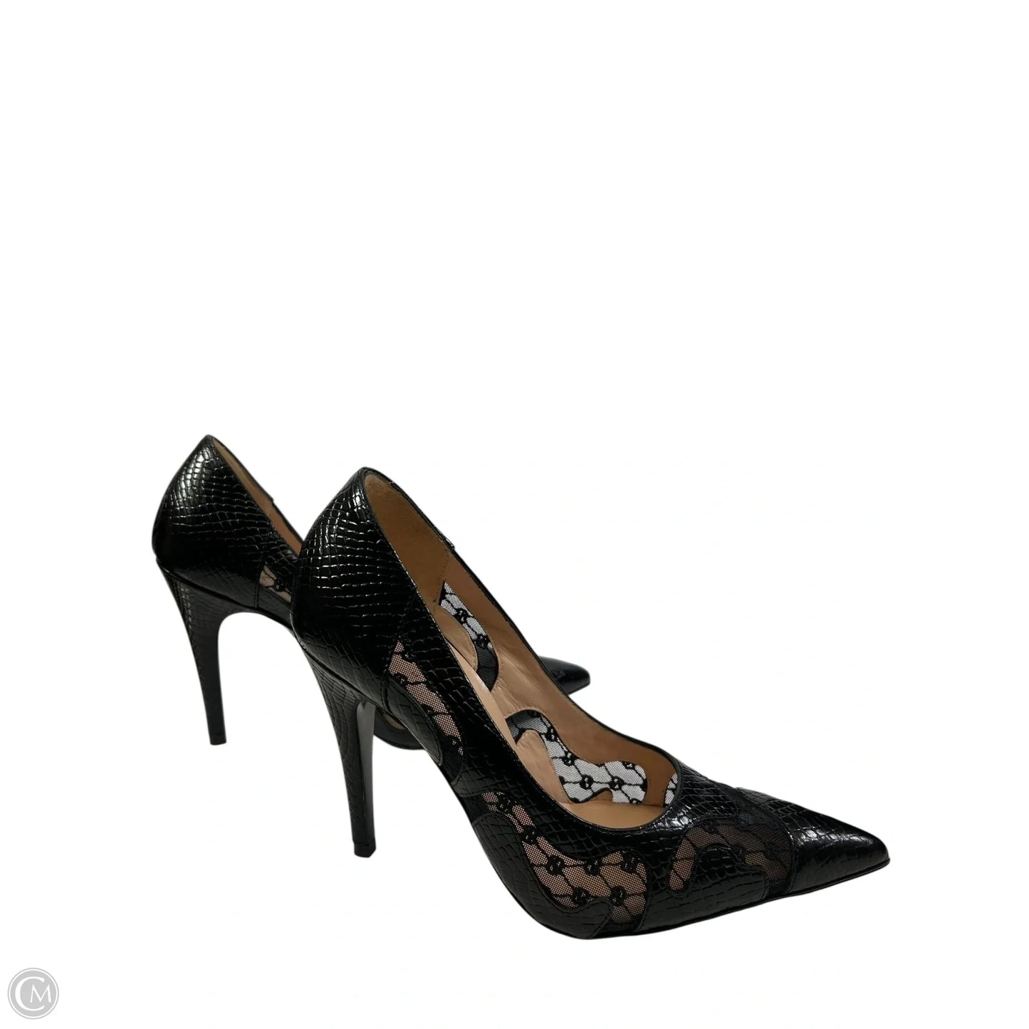 Shoes Luxury Designer By Gucci In Black, Size: 5.5