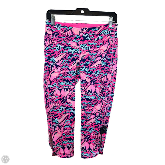 Athletic Capris By Lilly Pulitzer In Pink & Purple, Size: M