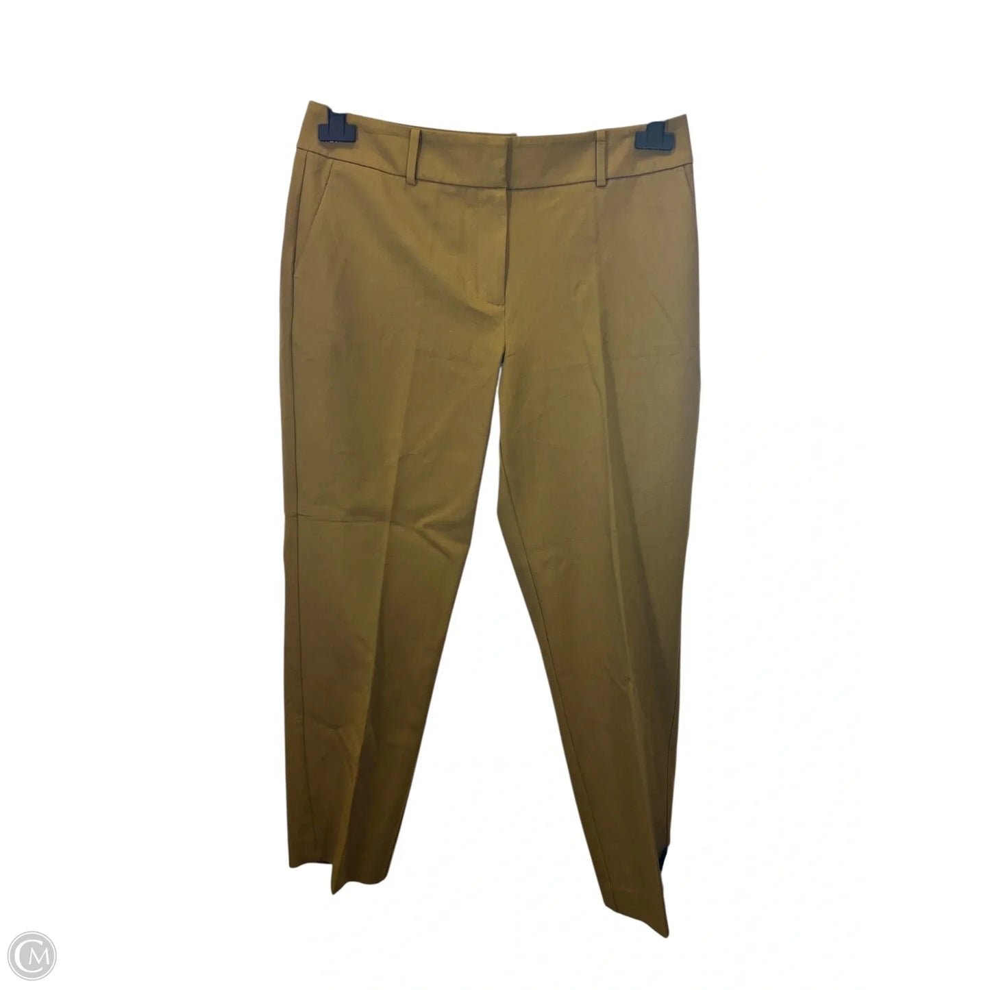 Pants Cropped By Ann Taylor In Gold, Size: 10