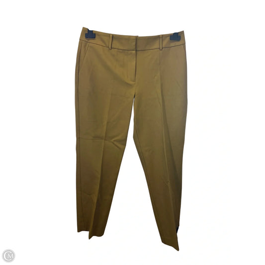 Pants Cropped By Ann Taylor In Gold, Size: 10