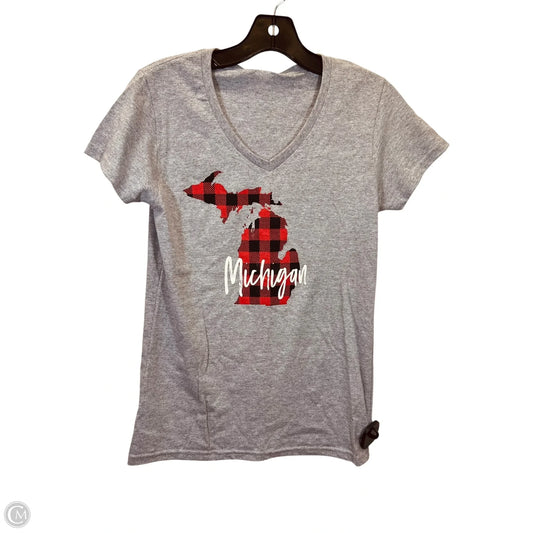 Top Short Sleeve Basic By Gildan In Grey, Size: S