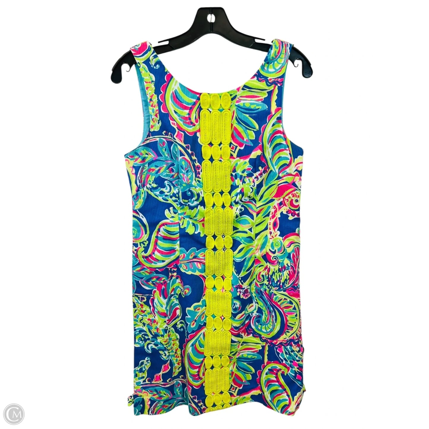 Dress Casual Midi By Lilly Pulitzer In Blue & Green, Size: 4