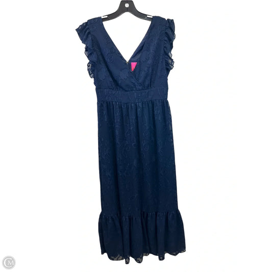 Dress Casual Maxi By Lilly Pulitzer In Navy, Size: S