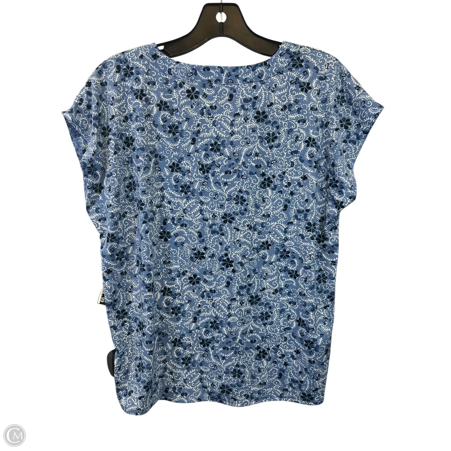 Top Short Sleeve By Ann Taylor In Blue, Size: Xs