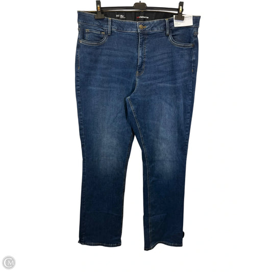 Jeans Boot Cut By Liz Claiborne In Blue Denim, Size: 20