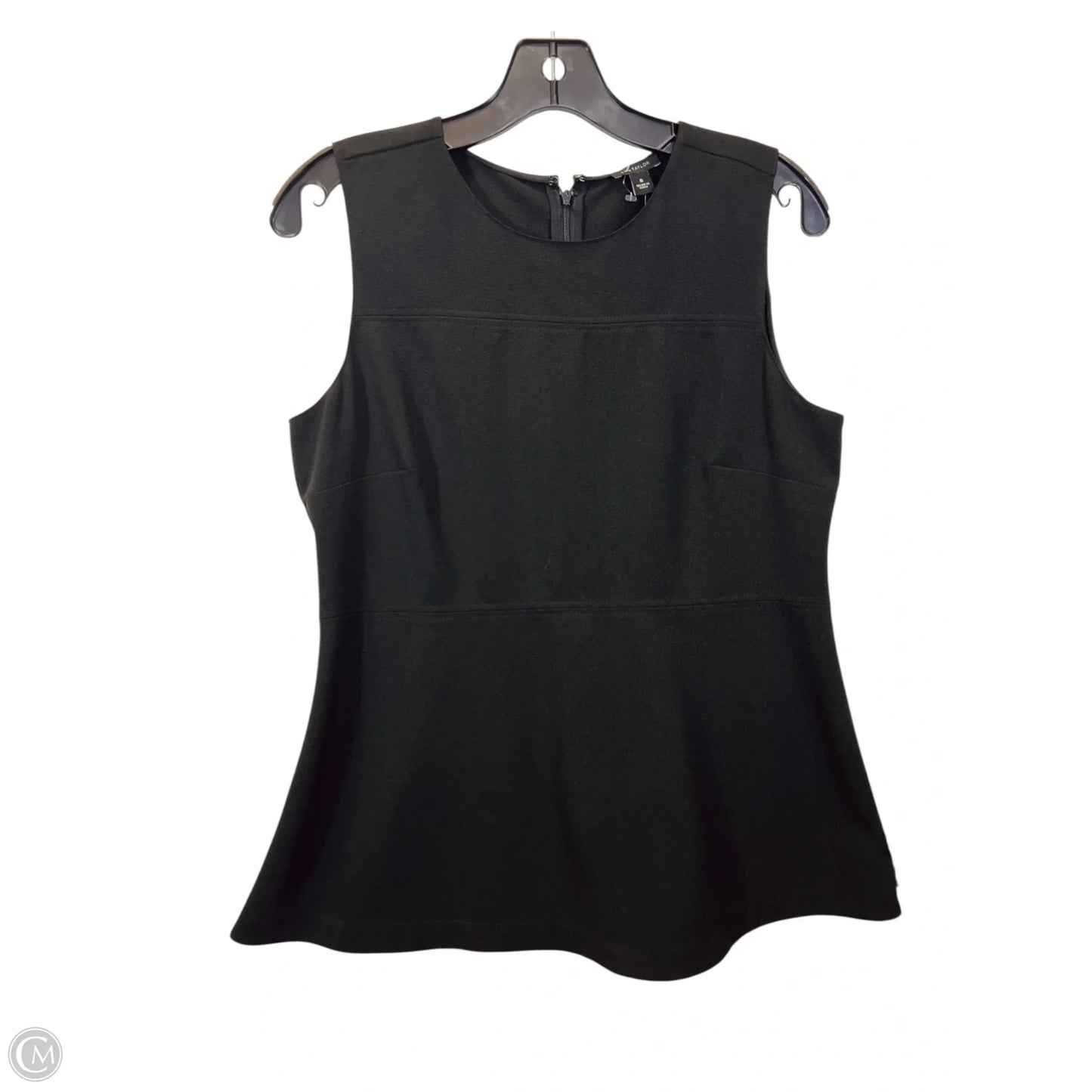 Top Sleeveless By Ann Taylor In Black, Size: S