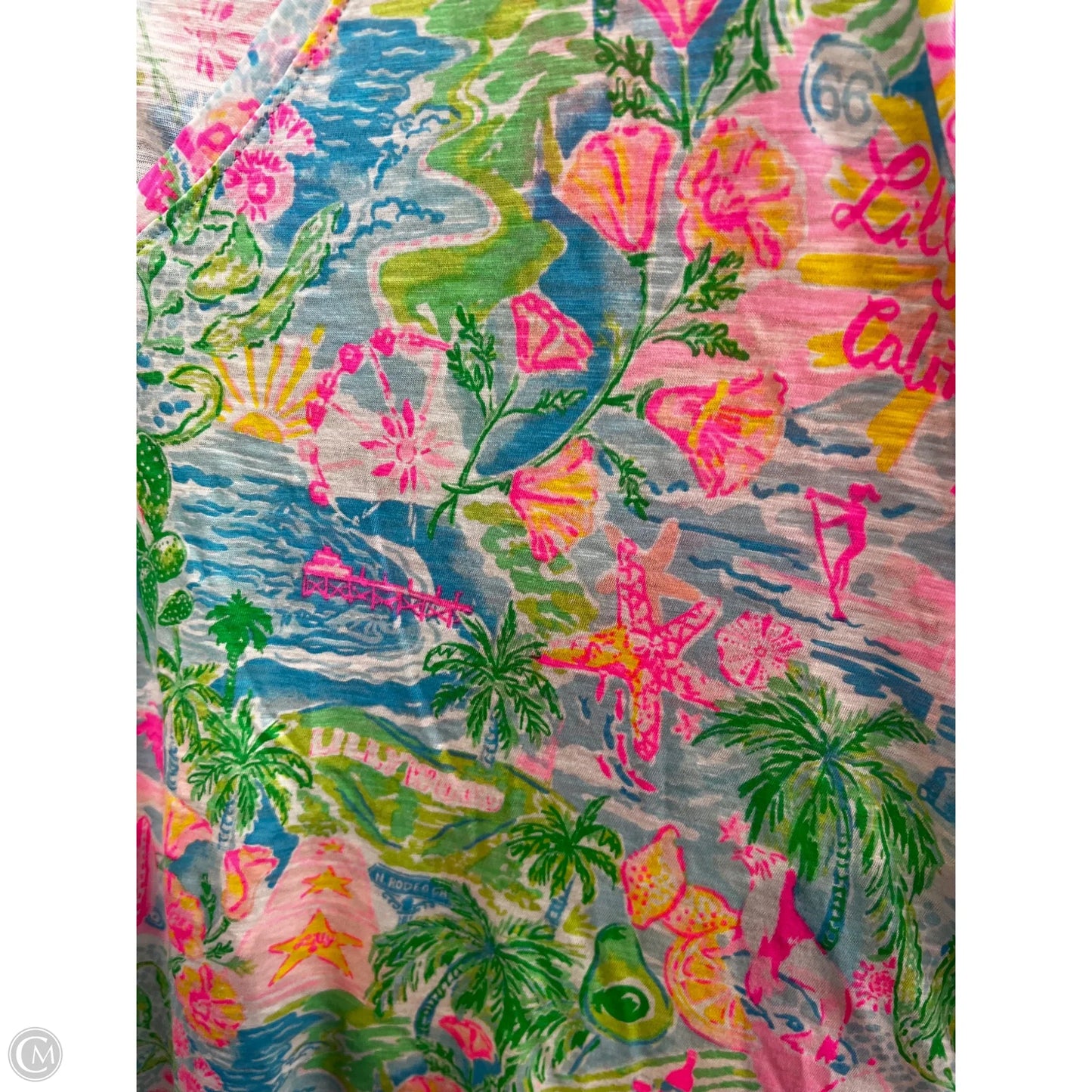 Top Short Sleeve By Lilly Pulitzer In Multi-colored, Size: Xxl
