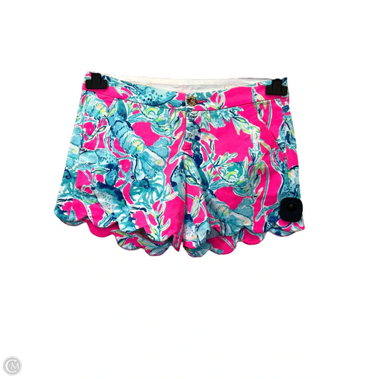 Shorts By Lilly Pulitzer In Blue & Pink, Size: 0