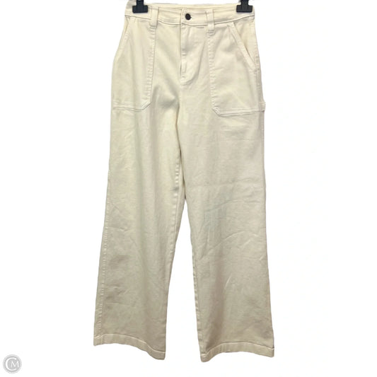Jeans Wide Leg By Abound In Beige, Size: 0