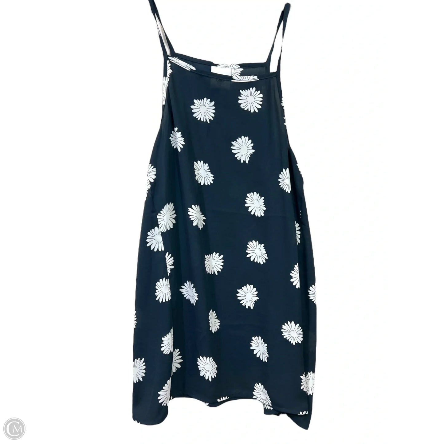 Top Sleeveless By Cabi In Blue & White, Size: M