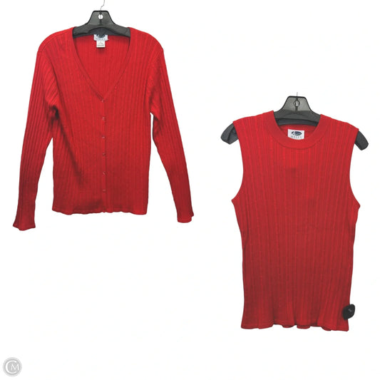 Cardigan By Haley In Red, Size: M