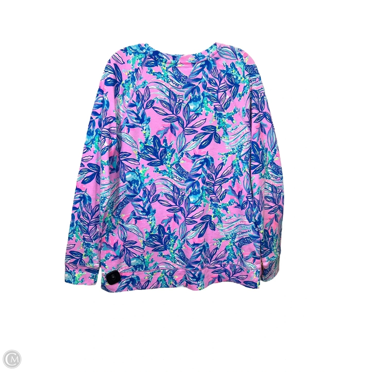 Athletic Sweatshirt Crewneck By Lilly Pulitzer In Pink & Purple, Size: L