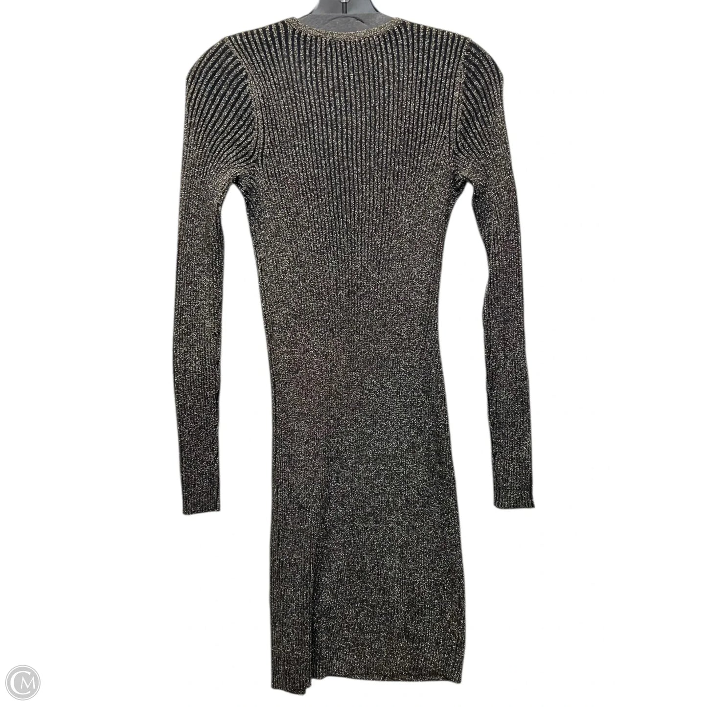 Dress Designer By Bcbgmaxazria In Gold, Size: Xxs