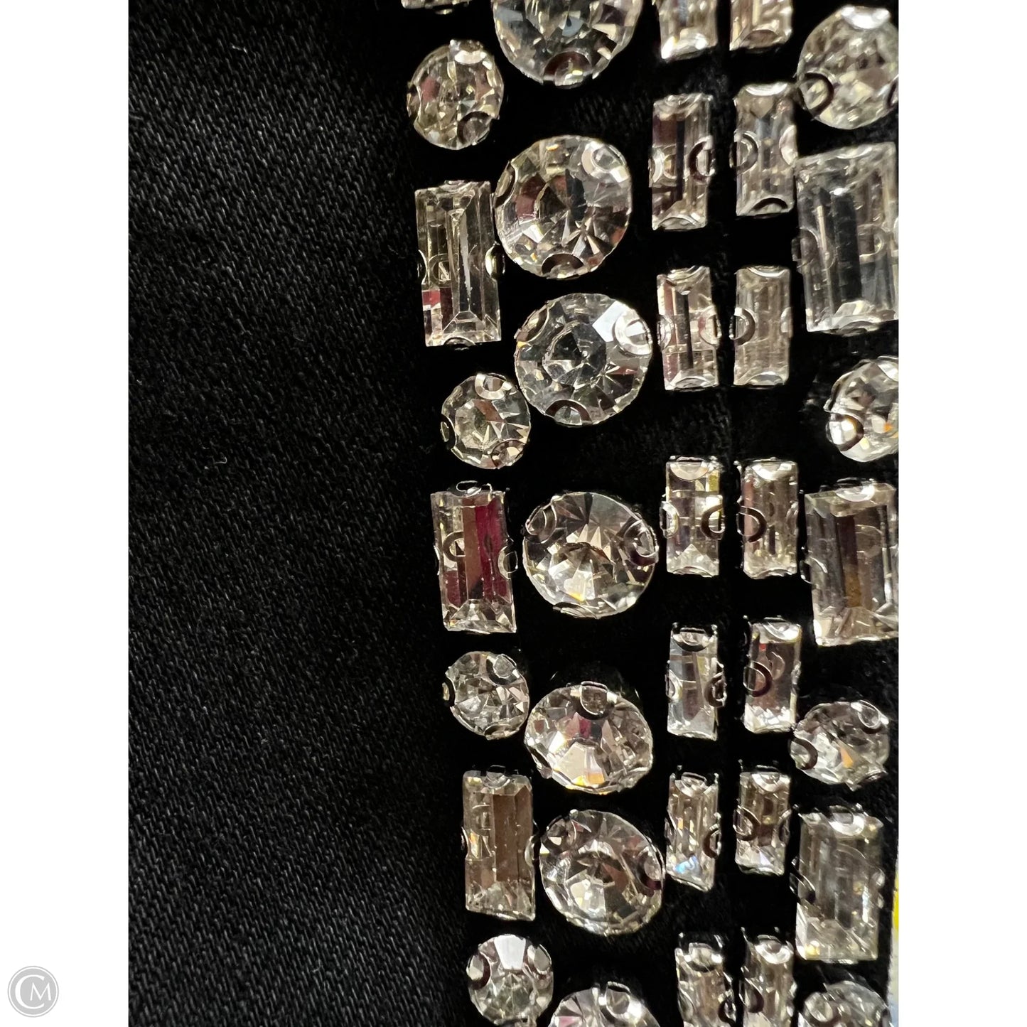 Jeans Straight By Boston Proper In Black Denim, Size: 14