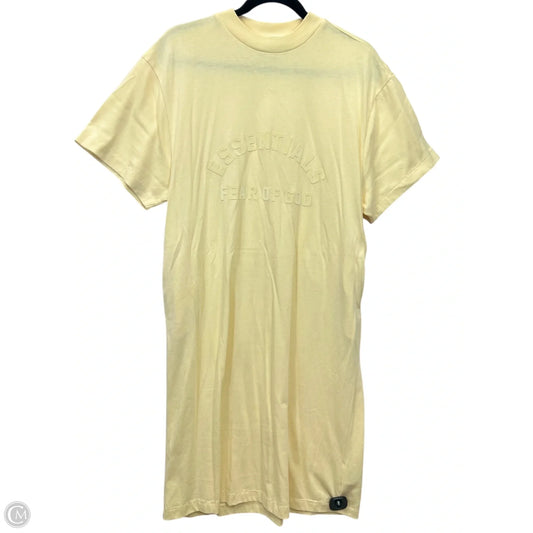 Dress Designer By Essentials In Yellow, Size: L