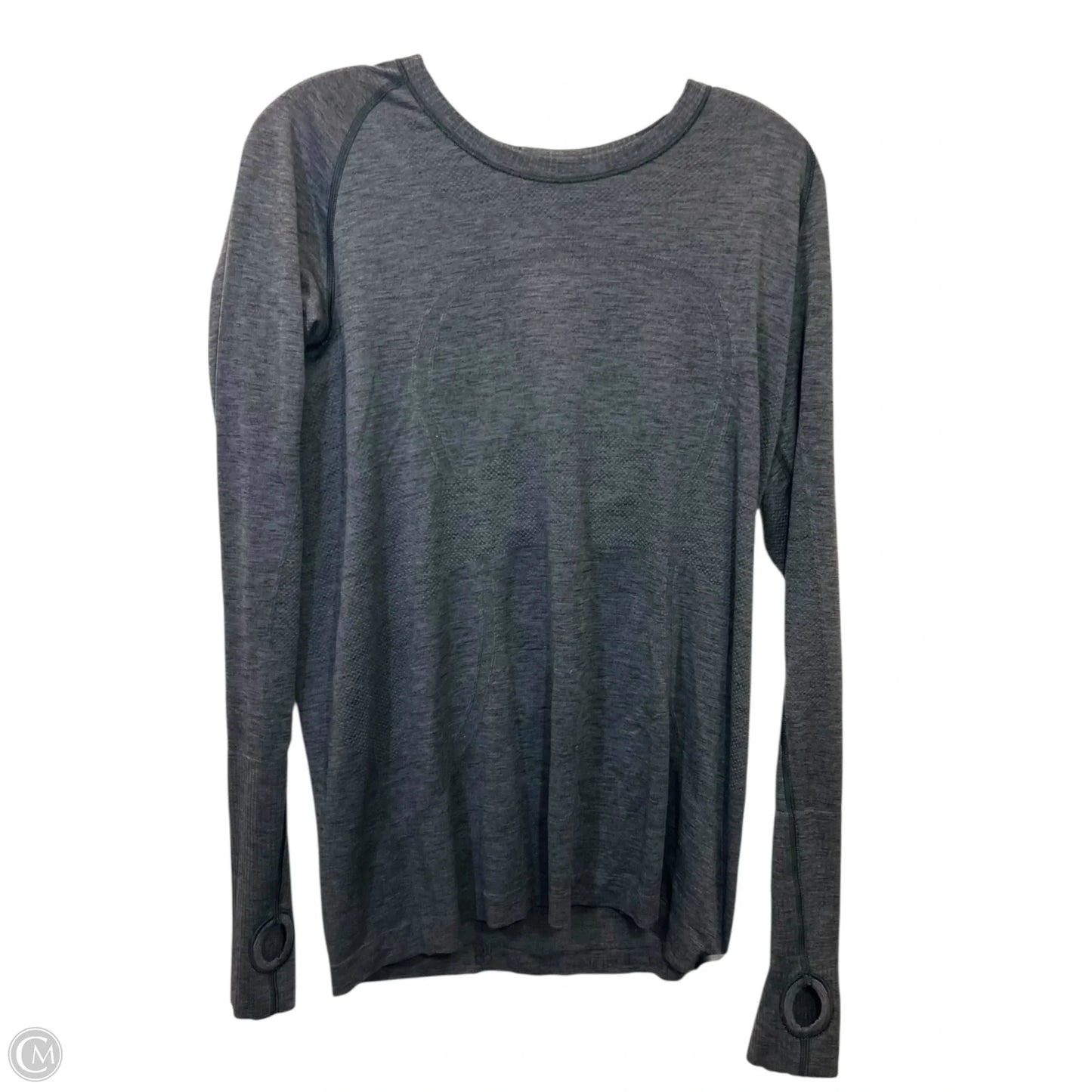 Athletic Top Long Sleeve Crewneck By Lululemon In Ivory, Size: 12