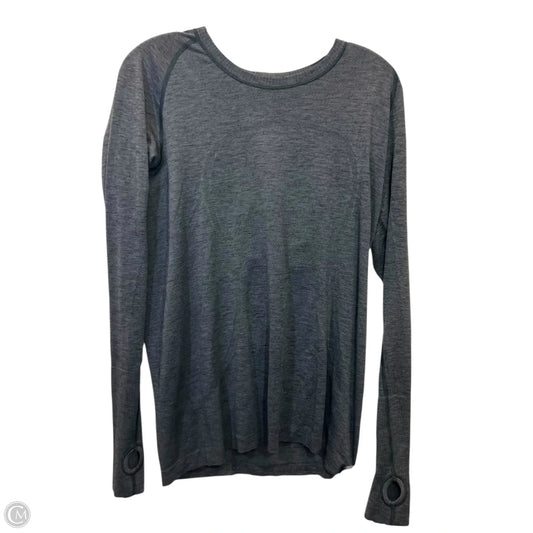 Athletic Top Long Sleeve Crewneck By Lululemon In Ivory, Size: 12