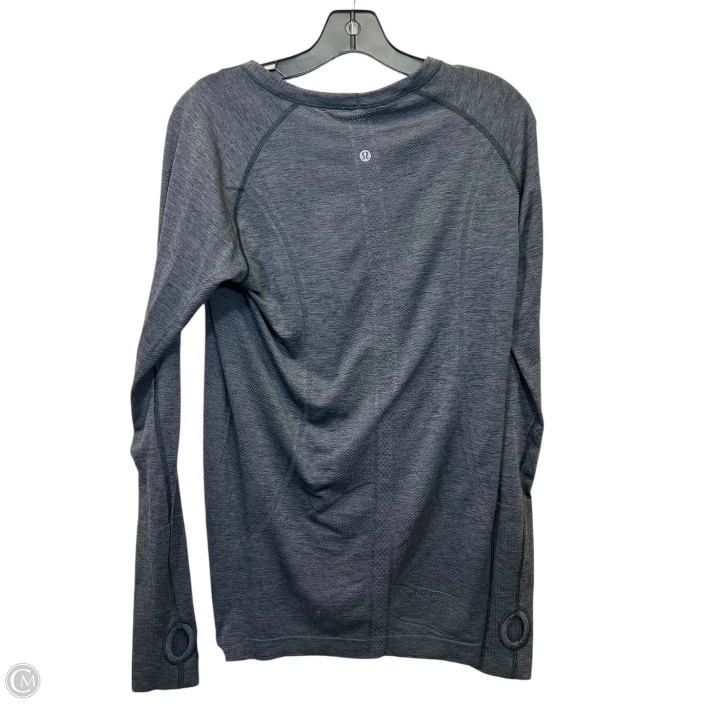 Athletic Top Long Sleeve Crewneck By Lululemon In Ivory, Size: 12