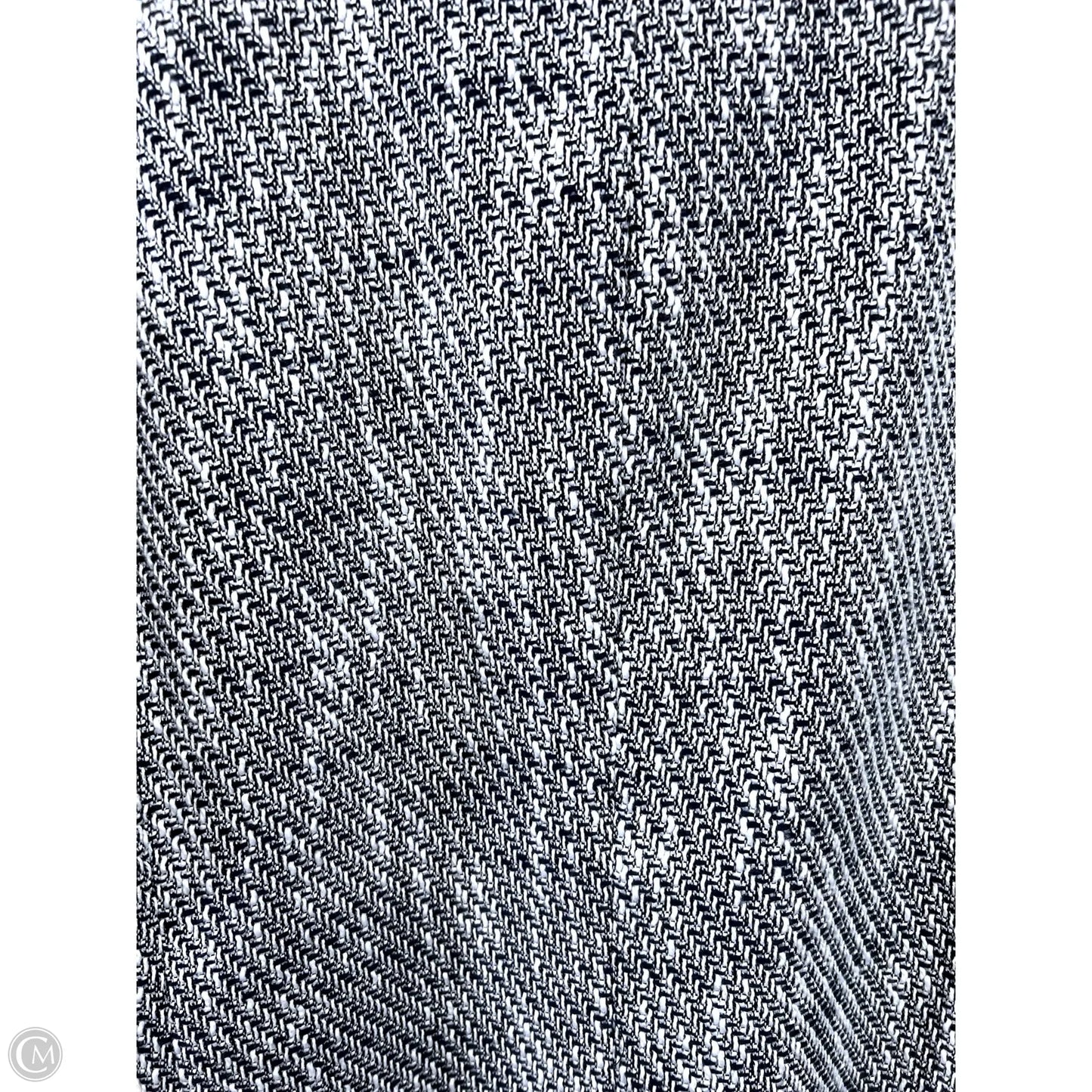 Cardigan Designer By Karl Lagerfeld In Blue & White, Size: Xs